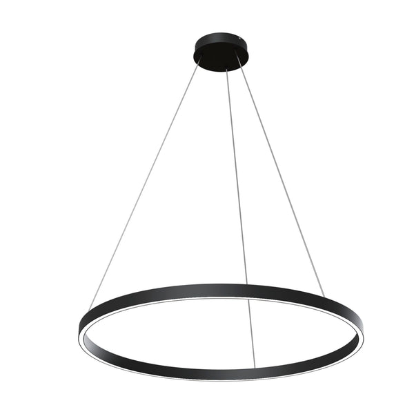 prezzo Lampada pendente Modern in Alluminio Rim Nero