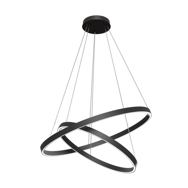 Lampada pendente Modern in Alluminio Rim Nero prezzo