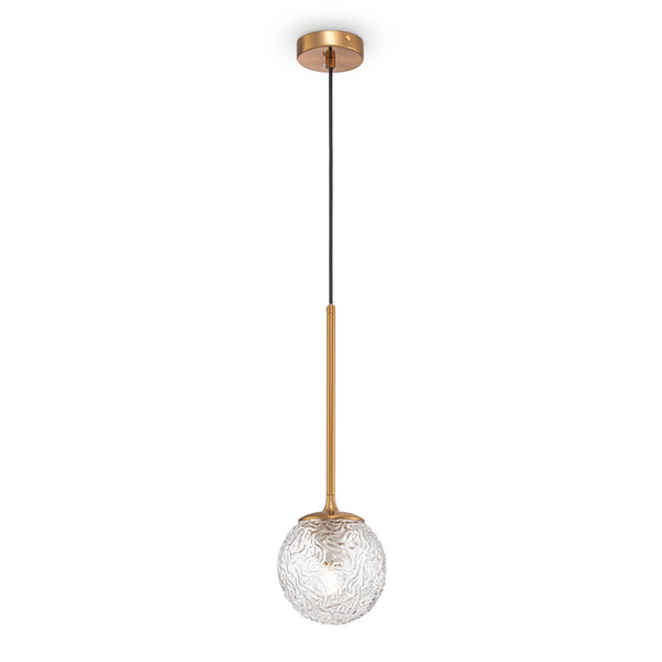 acquista Lampada pendente Modern in Metallo Ligero Ottone