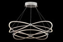 Lampada pendente Modern in Metallo Weave Nickel-3