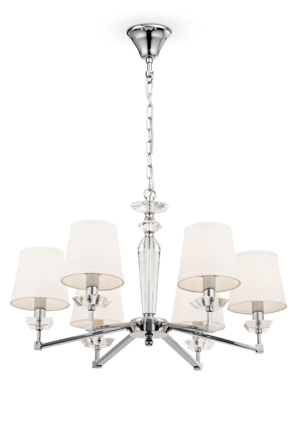 acquista Lampadario Neoclassic in Metallo Beira Nickel