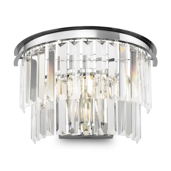 Lampada da parete Neoclassic in Metallo e Vetro Revero Cromo acquista