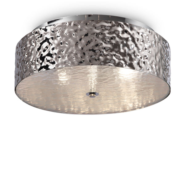 Plafoniera Modern in Metallo Ripple Cromo acquista