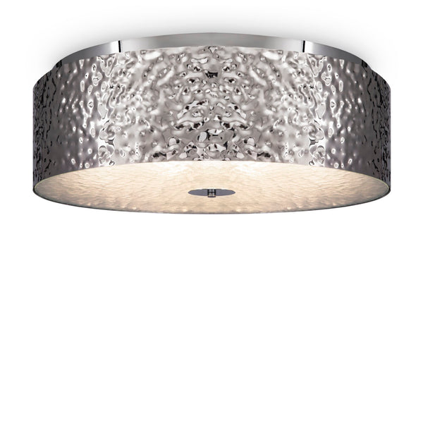 Plafoniera Modern in Metallo Ripple Cromo sconto