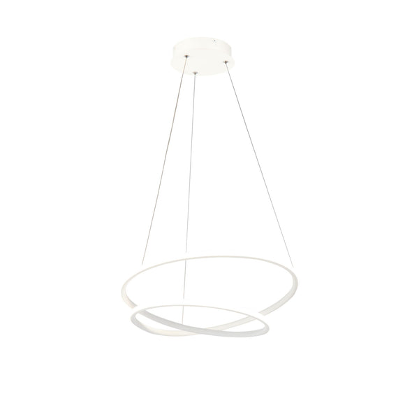 sconto Lampada pendente Modern in Alluminio Nola Bianco