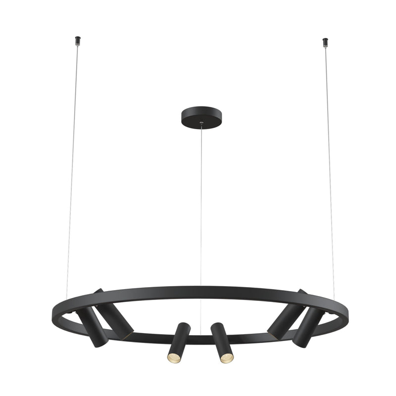 Lampada pendente Modern in Metallo e Acrilico Satellite Nero-1