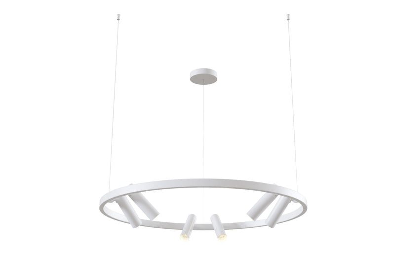Lampada pendente Modern in Metallo e Acrilico Satellite Bianco-1