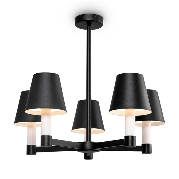 acquista Lampada pendente Modern in Metallo Tet-a-tet Nero