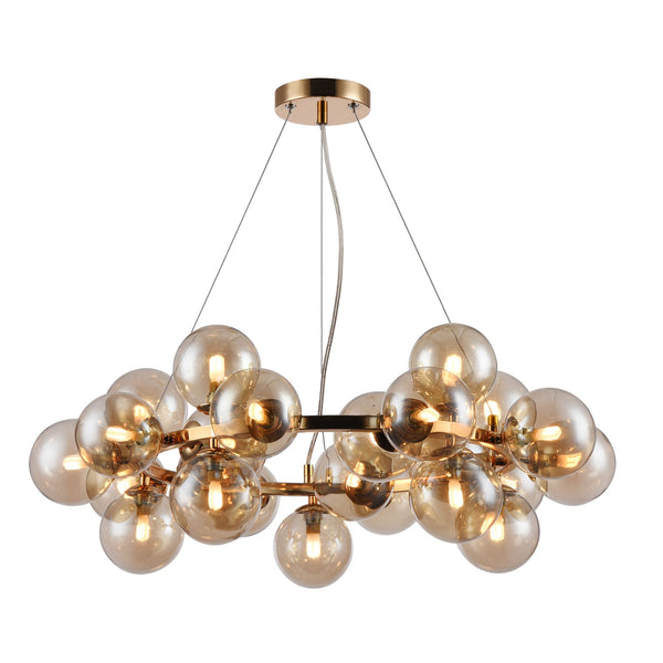 Lampada pendente Modern in Metallo Dallas Oro acquista