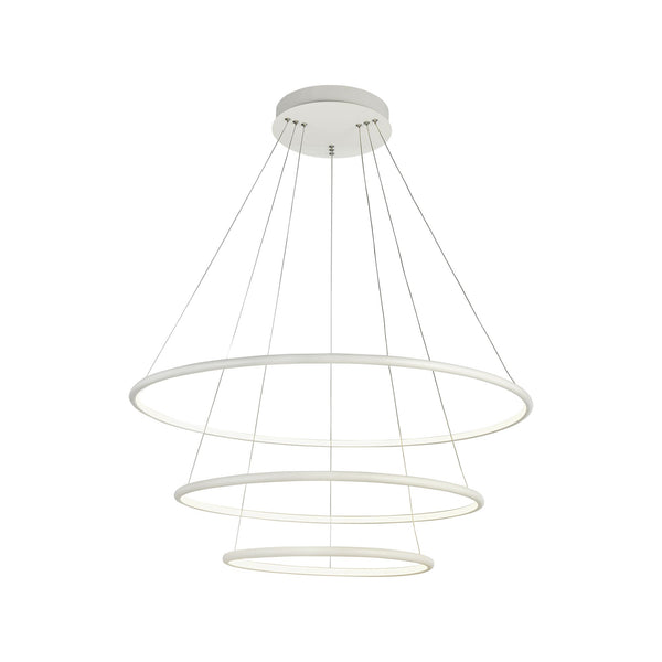 online Lampada pendente Modern in Metallo Nola Bianco
