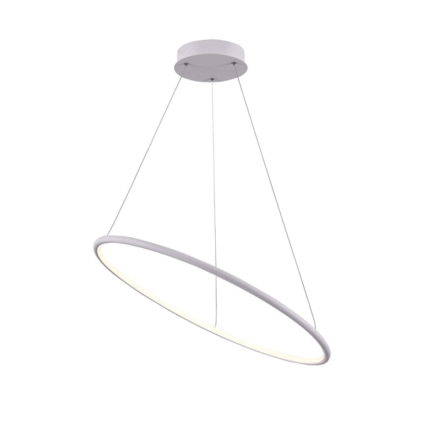 Lampada pendente Modern in Metallo Nola Bianco prezzo