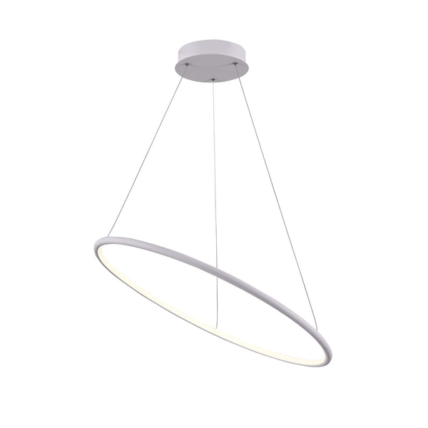 acquista Lampada pendente Modern in Metallo Nola Bianco