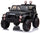 Macchina Elettrica per Bambini 2 Posti Maxi Fuoristrada 12V Happy Kids Nera