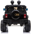 Macchina Elettrica per Bambini 2 Posti Maxi Fuoristrada 12V Happy Kids Nera-6