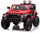 Macchina Elettrica per Bambini 2 Posti Maxi Fuoristrada 12V Happy Kids Rossa