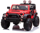 Macchina Elettrica per Bambini 2 Posti Maxi Fuoristrada 12V Happy Kids Rossa-1