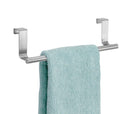 Porta asciugamani salvaspazio 36x8x6 cm in acciaio appendibile-3