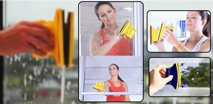Lavavetri magnetico doppia spazzola per pulire su entrambi i lati  contemporaneamente – acquista su Giordano Shop
