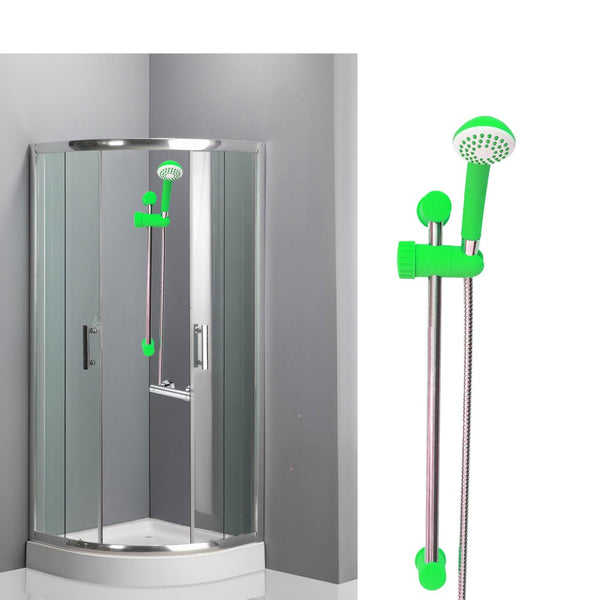prezzo Asta saliscendi doccia regolabile 53 cm con doccino monogetto Verde