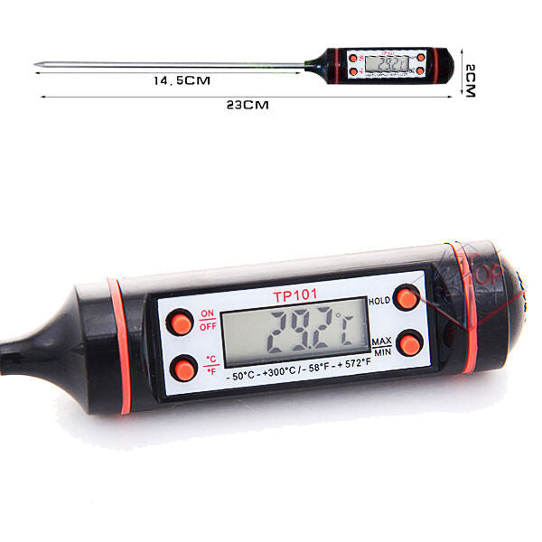 Termometro digitale da cucina a contatto da -50 a 300 C° multifunzione-4
