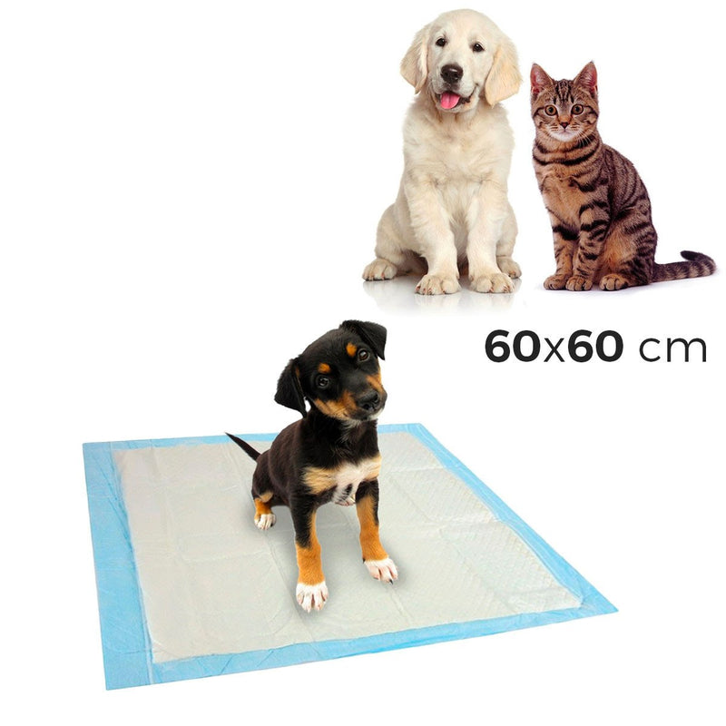 Set 10 traverse assorbenti 60x60 cm per cani e gatti cattura odori-3