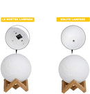 Lampada da Tavolo a LED 3D Accensione Touch a Forma di Luna-6