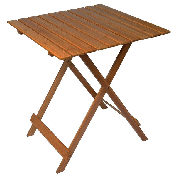 Tavolo pieghevole da Pic Nic Giardino 80x60 cm in legno color Noce online