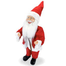 Pupazzo Babbo Natale H40 cm con Minilucciole Rosso-2