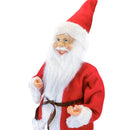 Pupazzo Babbo Natale H50 cm con Minilucciole Rosso-2