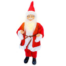 Pupazzo Babbo Natale H50 cm con Minilucciole Rosso-3