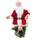 Pupazzo Babbo Natale H80 cm con Luci e Movimento Rosso