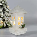 Lanterna di Natale in legno con glitter e illuminazione-3