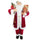 Pupazzo Babbo Natale con H110 cm con Luci e Suoni Rosso