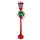 Lampione Rosso Natale H195 cm Decorazione con Suoni Mini Lucciole e ghirlanda