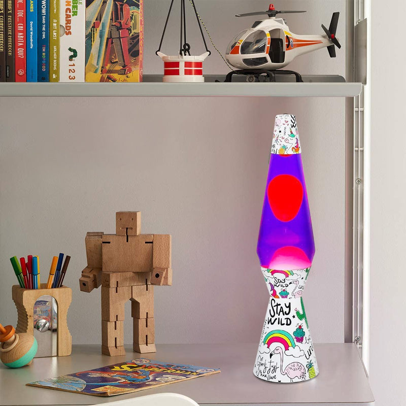 Lampada Lava Lamp 40cm Unicorno Magma con Glitter Colorati – acquista su  Giordano Shop