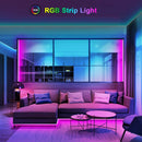 Strip LED RGB 5m Luminosità Colore Ritmo Regolabile con APP o Telecomando-5