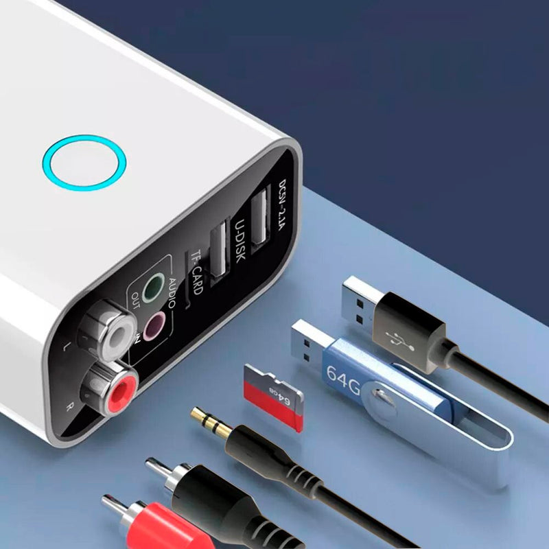 Acquista Trasmettitore audio Bluetooth USB 2 in 1 Ricevitore intelligente  Plug and Play per cuffie TV PC