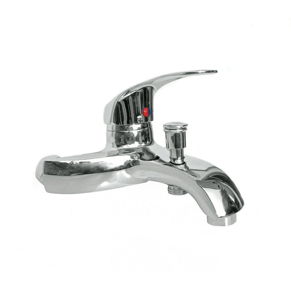 Miscelatore rubinetto per vasca da bagno in acciaio cromato monocomando acquista