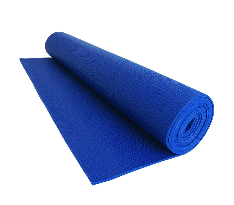 Tappeto per Yoga Fitness 173x61 cm Spessore 3 mm Blu-1
