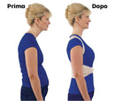Supporto fascia posturale lombare schiena spalle unisex misura regolabile-2