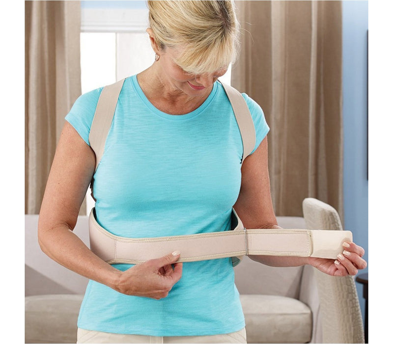 Supporto fascia posturale lombare schiena spalle unisex misura regolabile-3