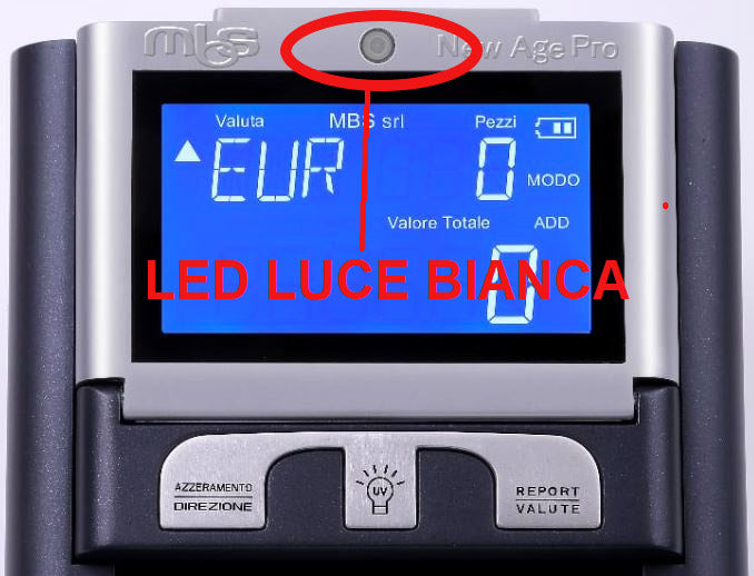 Rilevatore Banconote False Senza Batteria MBS New Age Pro Nero-4