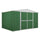 Casetta Box da Giardino in Lamiera di Acciaio Porta Utensili 360x260x212 cm Enaudi Verde