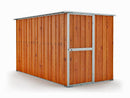 Casetta Box da Giardino in Lamiera di Acciaio Porta Utensili 175x307x182 cm Enaudi Legno-1
