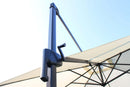 Ombrellone da Giardino Newton Decentrato 2x3 m in Alluminio Nero Telo Ecrù-5