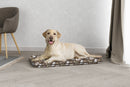 Cuscino Imbottito per Cani e Gatti 60x100 cm in Microfibra Marrone Dogs-2