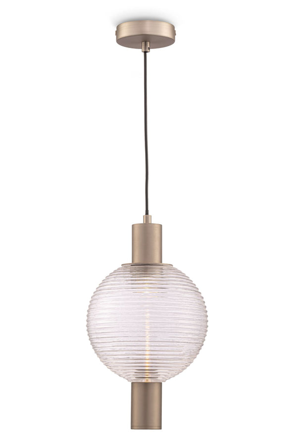 Lampada pendente Pendant in Metallo Rueca Nickel acquista