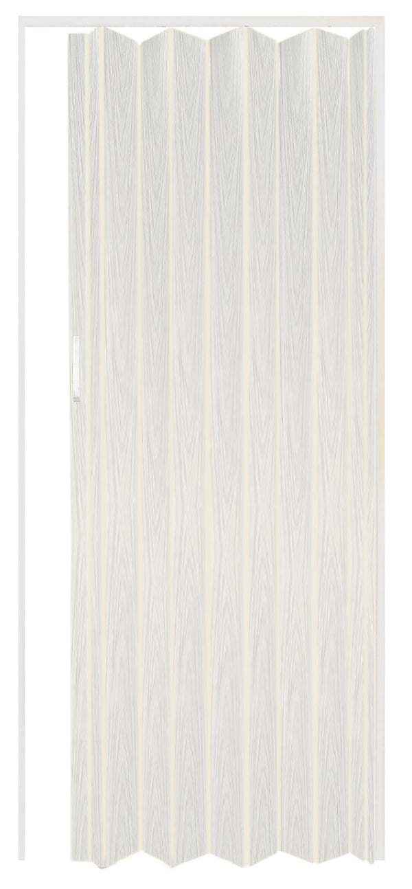 Porta a Soffietto da Interno 214x82 cm in PVC Chiusura Magnetica Bianco Venato online