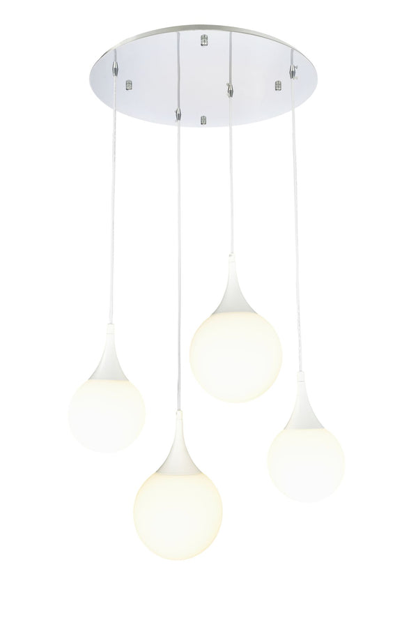 prezzo Lampada pendente Pendant in Metallo Dewdrop Bianco