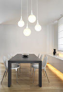 Lampada pendente Pendant in Metallo Dewdrop Bianco-2